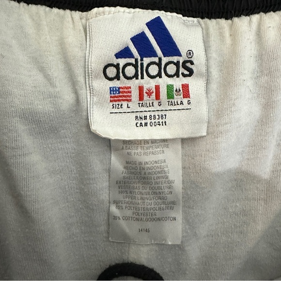 Adidas Vintage Windbreaker Sweatpants Size Large - Picture 5 of 11